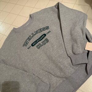 Wilo -Wellness Club Crewneck Sweatshirt - Grey size medium